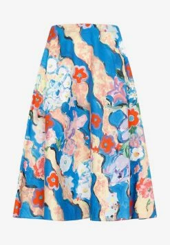 Marni Floral Printed Midi Skirts Multicolor