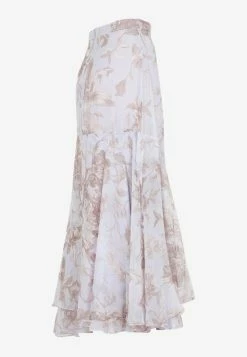 Erdem Harlow Floral Maxi Skirt With Ruffles Multicolor -Evening Dresses Popular Store 01022023 070