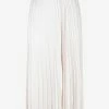Brunello Cucinelli Pleated Midi Skirt Natural