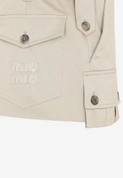 Miu Miu Mini Cargo Skirts Beige -Evening Dresses Popular Store 01022023 143