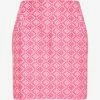 Marine Serre Moon Diamant Regenerated Mini Skirt Pink