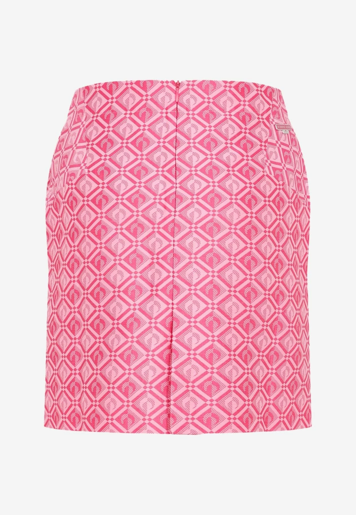 Marine Serre Moon Diamant Regenerated Mini Skirt Pink 2 Marine Serre Moon Diamant Regenerated Mini Skirt Pink - Image 2