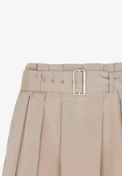 Peserico Pleated Midi Skirt Beige -Evening Dresses Popular Store 01022023 215