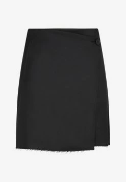 By Malene Birger Esmaa Mini Wrap Skirt Black