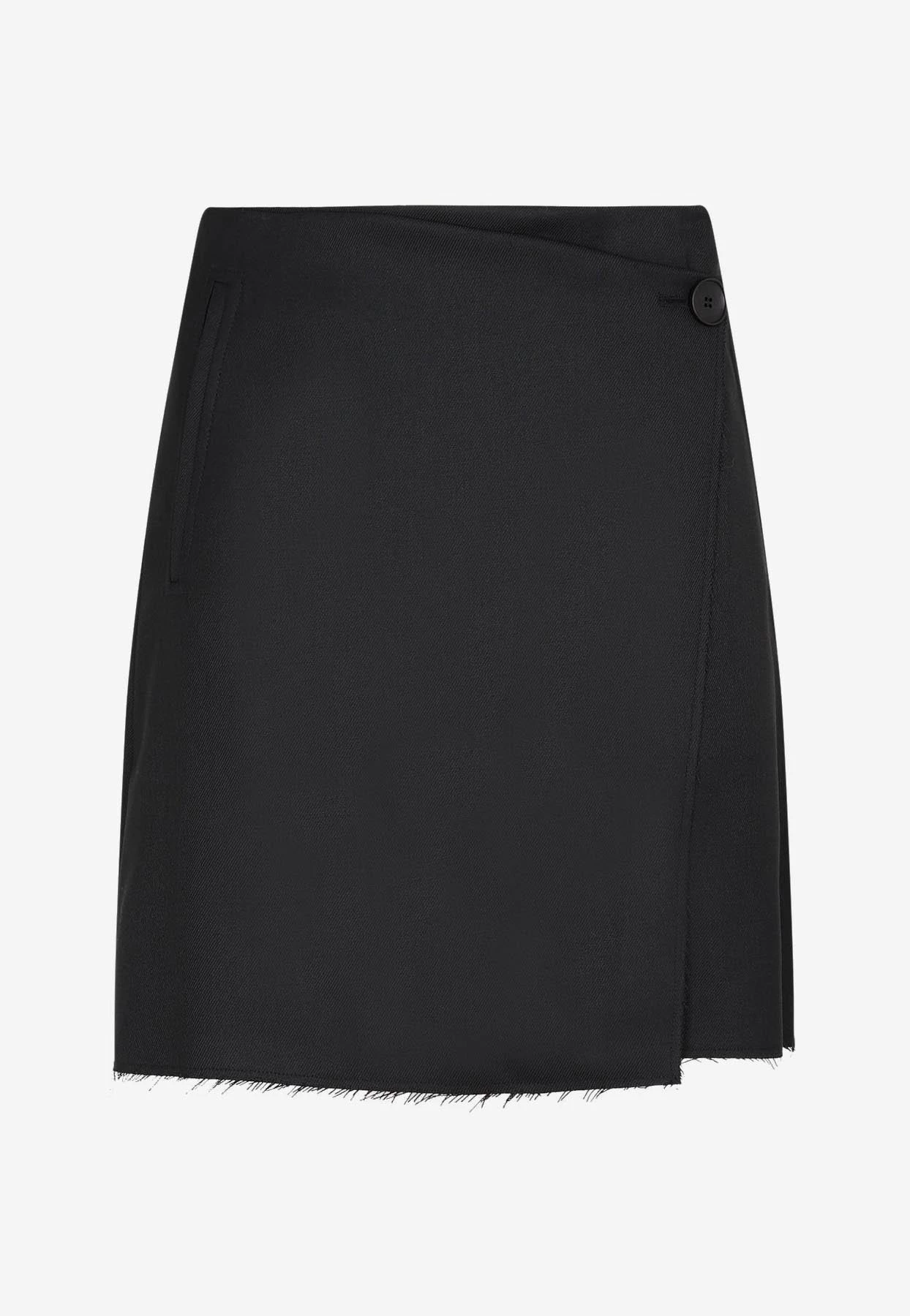 By Malene Birger Esmaa Mini Wrap Skirt Black 1 By Malene Birger Esmaa Mini Wrap Skirt Black