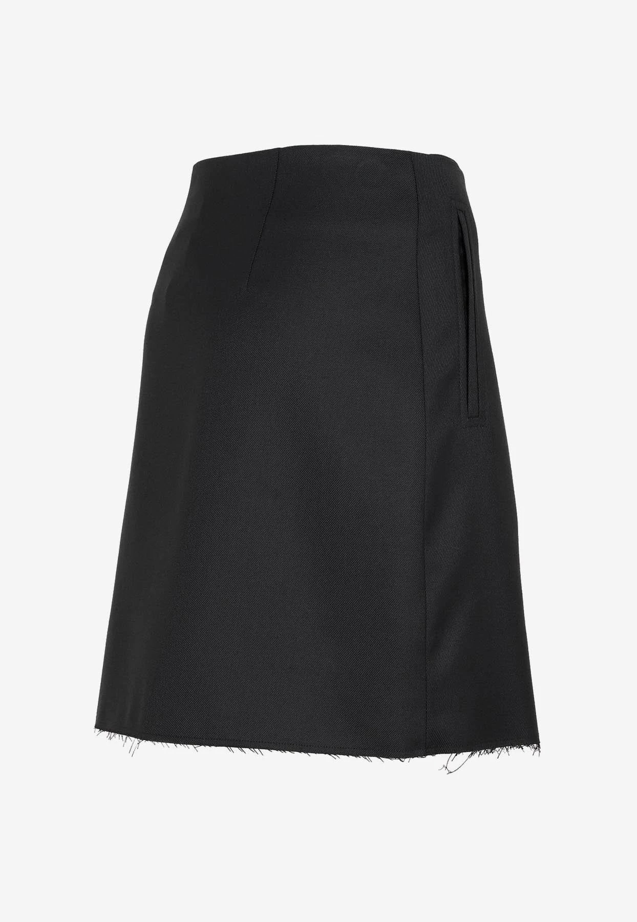 By Malene Birger Esmaa Mini Wrap Skirt Black 3 By Malene Birger Esmaa Mini Wrap Skirt Black - Image 3