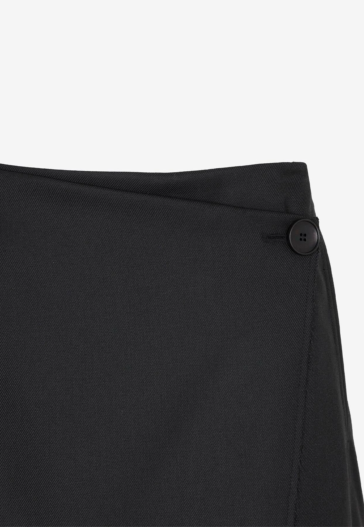 By Malene Birger Esmaa Mini Wrap Skirt Black 4 By Malene Birger Esmaa Mini Wrap Skirt Black - Image 4