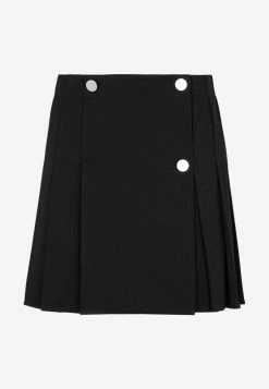 Bottega Veneta Pleated Wool Gabardine Wool Black