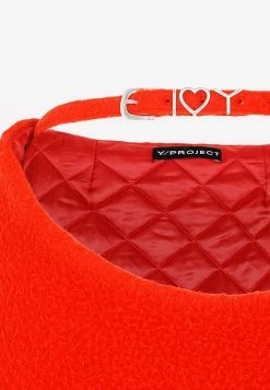 Y/Project Cut-Out Bouclé Mini Skirt Red -Evening Dresses Popular Store 01122022 029