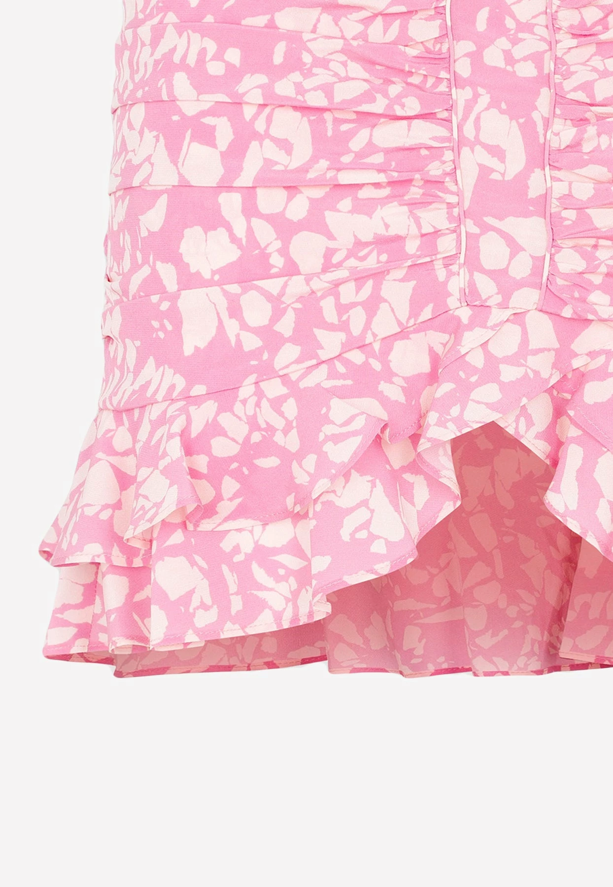 Isabel Marant Milendi Ruched Mini Skirt In Silk Pink 4 Isabel Marant Milendi Ruched Mini Skirt In Silk Pink - Image 4