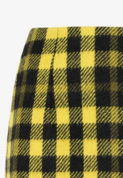 Alessandra Rich Vichy Tweed Mini Skirt Yellow 7 Alessandra Rich Vichy Tweed Mini Skirt Yellow -Evening Dresses Popular Store 01122022 629