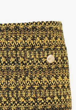 Alessandra Rich Vichy Tweed Mini Skirt Yellow 7 Alessandra Rich Vichy Tweed Mini Skirt Yellow -Evening Dresses Popular Store 01122022 635