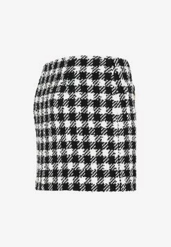 Alessandra Rich Vichy Tweed Mini Skirt Monochrome 6 Alessandra Rich Vichy Tweed Mini Skirt Monochrome -Evening Dresses Popular Store 01122022 640