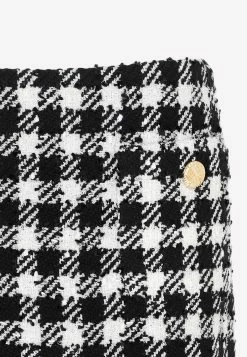 Alessandra Rich Vichy Tweed Mini Skirt Monochrome 7 Alessandra Rich Vichy Tweed Mini Skirt Monochrome -Evening Dresses Popular Store 01122022 641