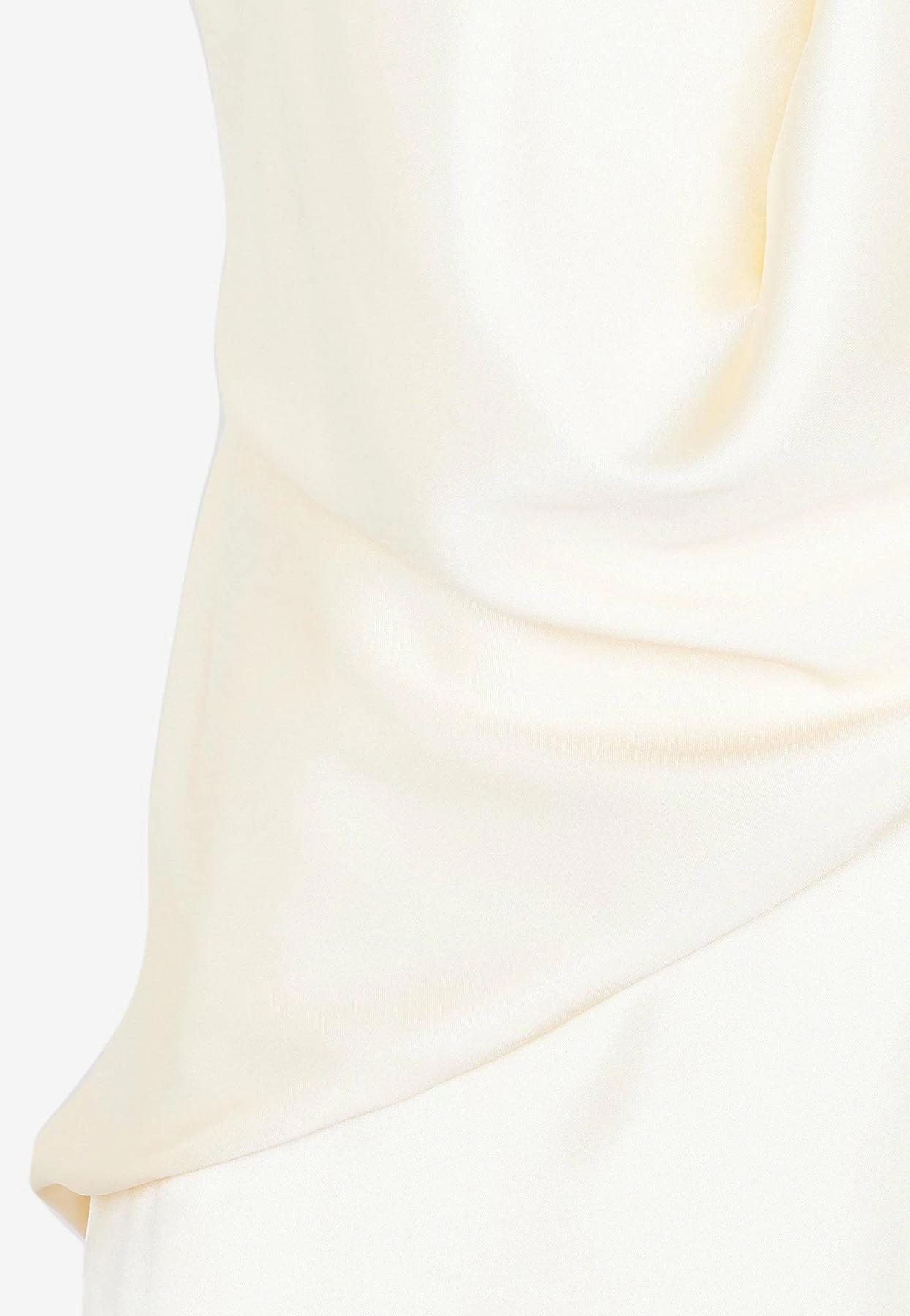 Jil Sander Sleeveless Drape Midi Dress In Silk Cream 3 Jil Sander Sleeveless Drape Midi Dress In Silk Cream - Image 3