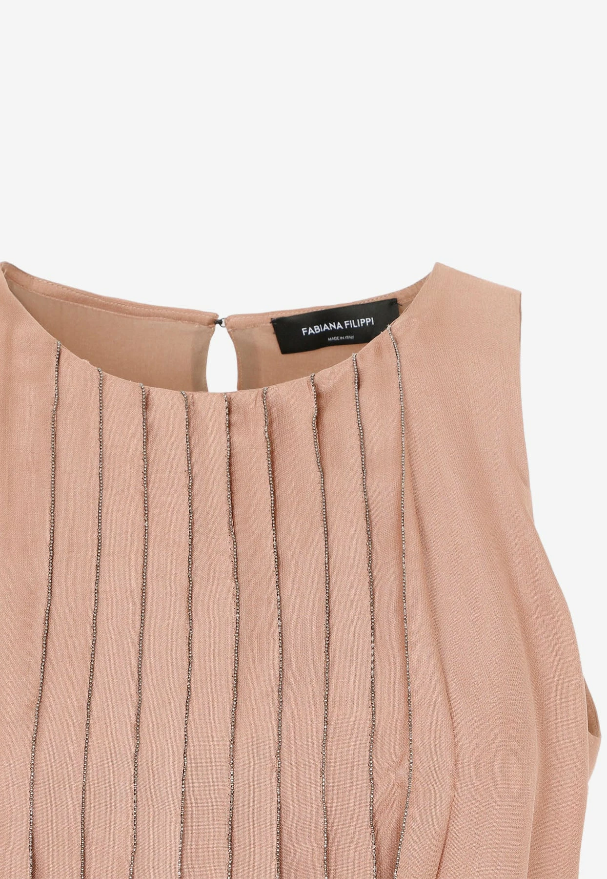 Fabiana Filippi Silk Belted Maxi Dress Brown 3 Fabiana Filippi Silk Belted Maxi Dress Brown - Image 3