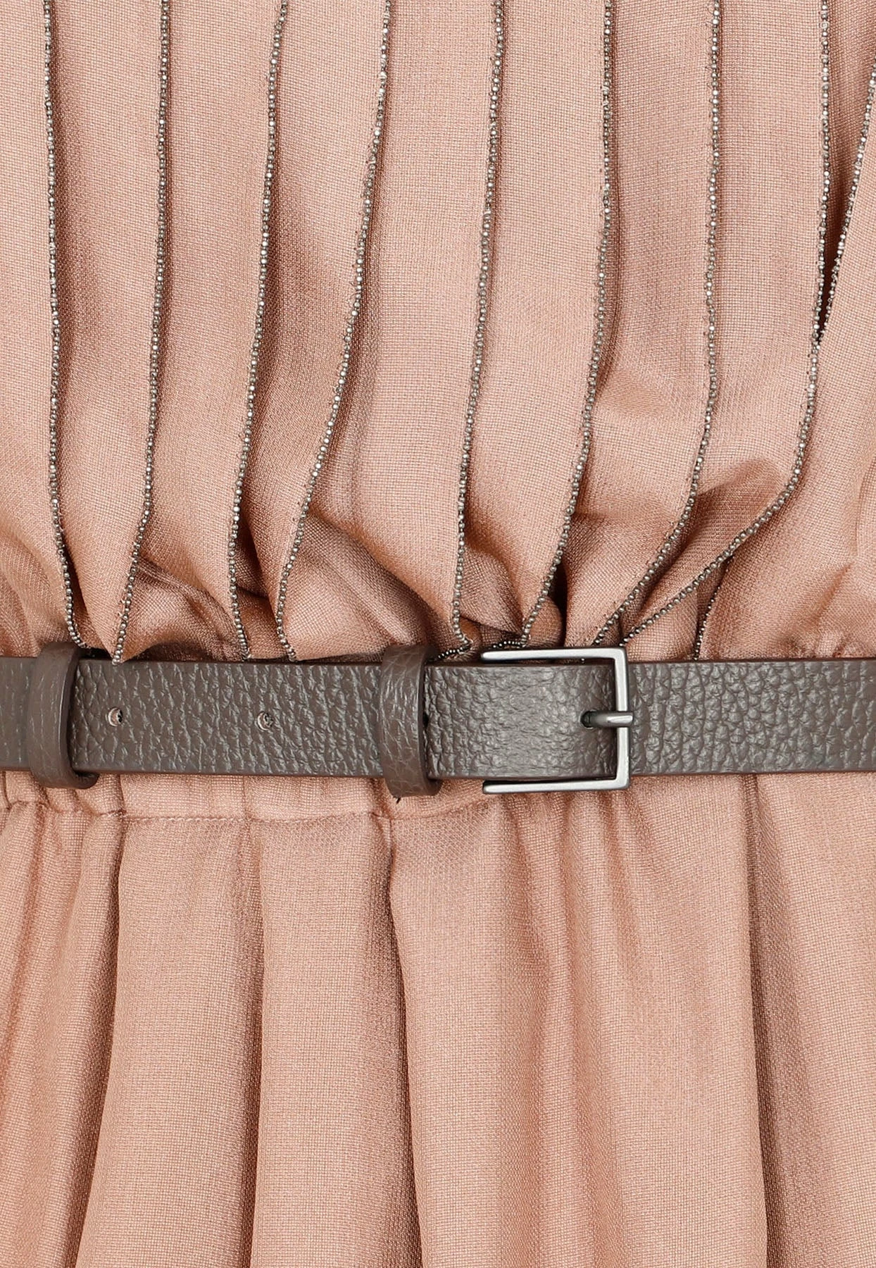 Fabiana Filippi Silk Belted Maxi Dress Brown 4 Fabiana Filippi Silk Belted Maxi Dress Brown - Image 4