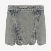 Y/Project Tudor Denim Mini Skirt Blue