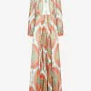 Etro Skylark Printed Maxi Dress In Silk Multicolor