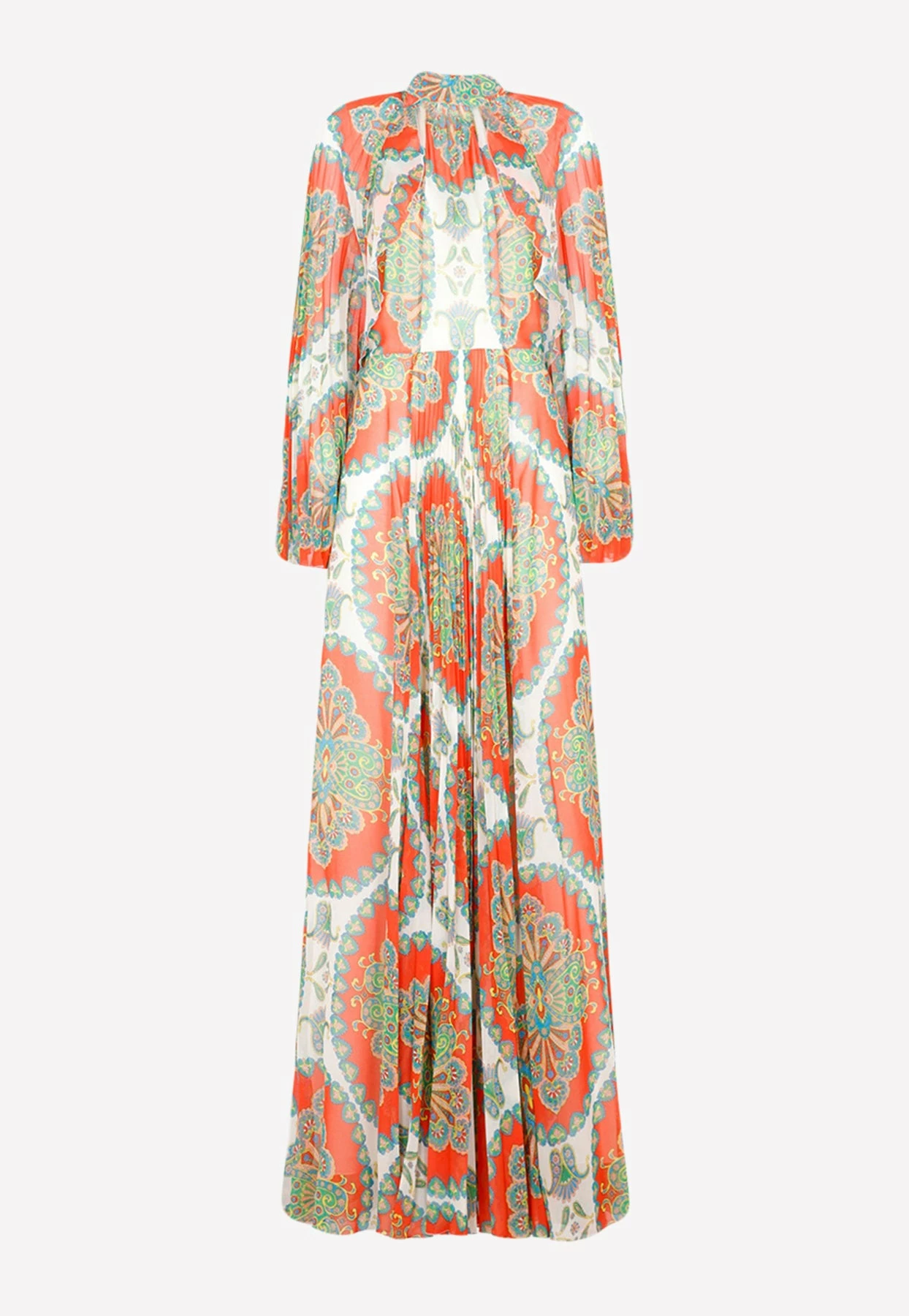 Etro Skylark Printed Maxi Dress In Silk Multicolor 1 Etro Skylark Printed Maxi Dress In Silk Multicolor
