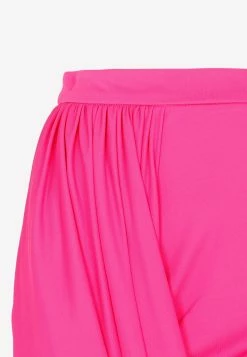 Dries Van Noten Draped Midi Skirt Fuchsia -Evening Dresses Popular Store 05082022 189