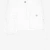 The Attico Fay Mini Cargo Skirt White