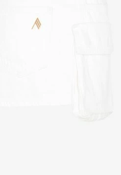 The Attico Fay Mini Cargo Skirt White -Evening Dresses Popular Store 05122022 034