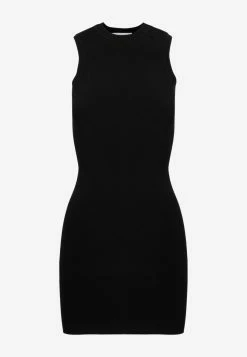 Victoria Beckham Fitted Mini Dress Black