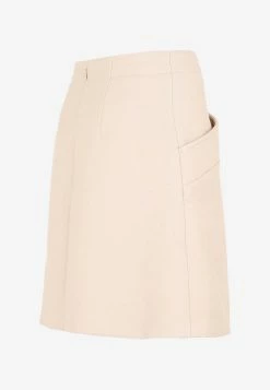 Chloé Wool Mini Skirt Nude 6 Chloé Wool Mini Skirt Nude -Evening Dresses Popular Store 07102022 204
