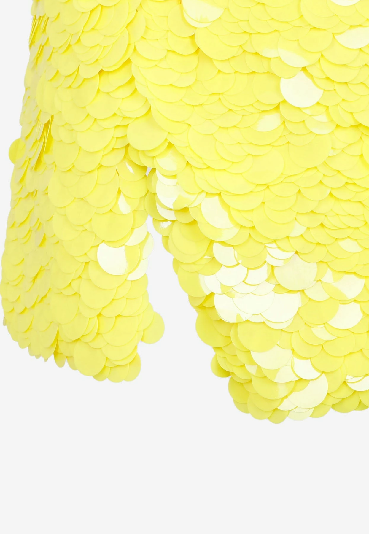 The Attico Allium Sleeveless Dress Yellow 4 The Attico Allium Sleeveless Dress Yellow - Image 4