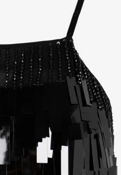 The Attico Sequined Mini Dress Black 5 The Attico Sequined Mini Dress Black -Evening Dresses Popular Store 08062022 138