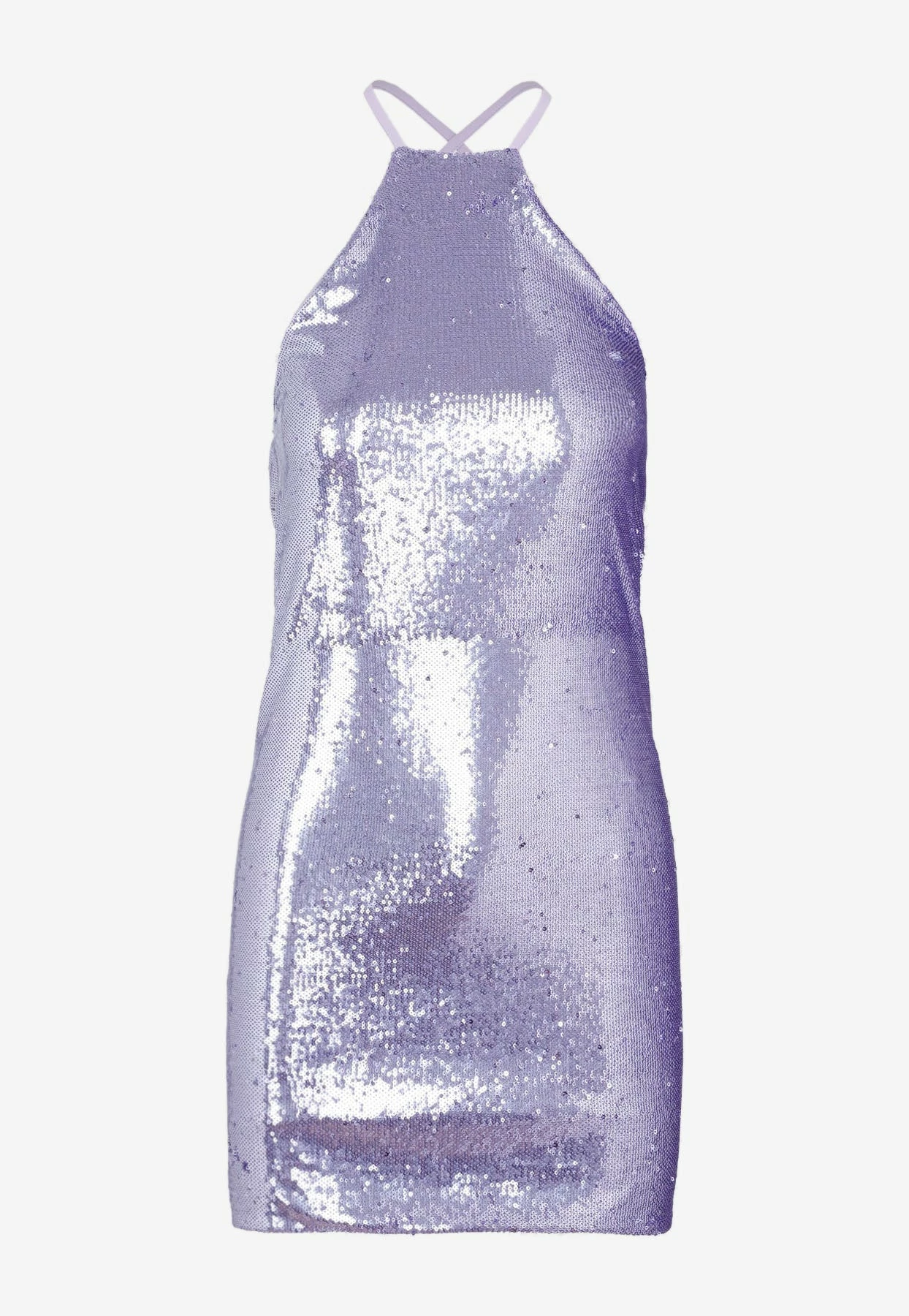 The Attico Audrey Mini Dress Lilac 1 The Attico Audrey Mini Dress Lilac