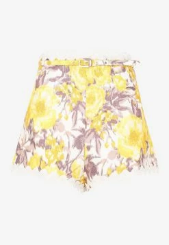 Zimmermann High Tide Ric Rac Printed Shorts Multicolor