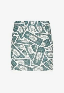 Vetements Million Dollar Mini Skirt Multicolor