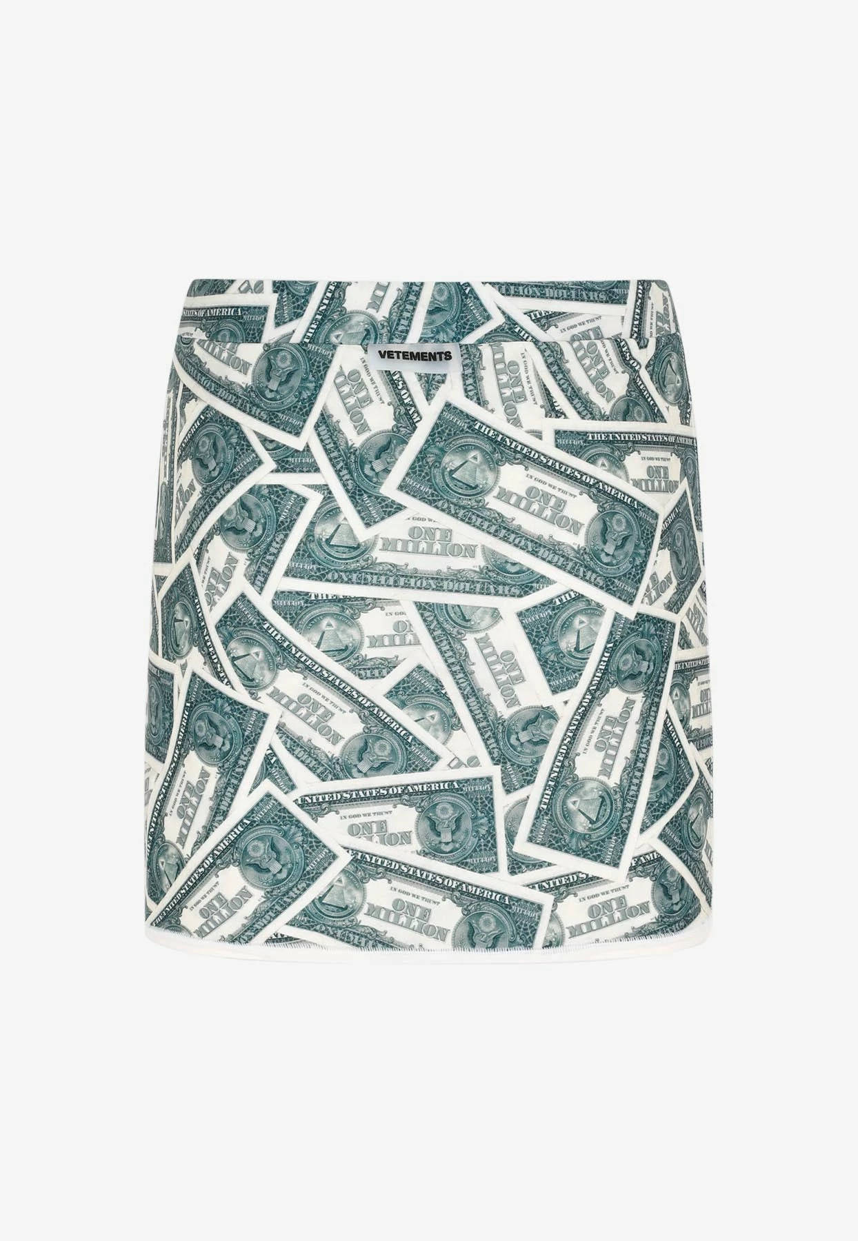 Vetements Million Dollar Mini Skirt Multicolor 2 Vetements Million Dollar Mini Skirt Multicolor - Image 2