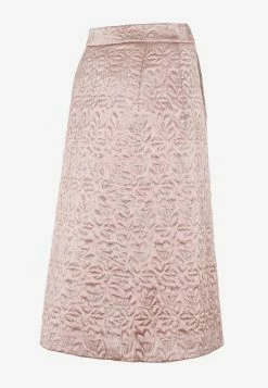 Maison Margiela Quilted Floral Pattern Midi Skirt Powder -Evening Dresses Popular Store 08112022 140