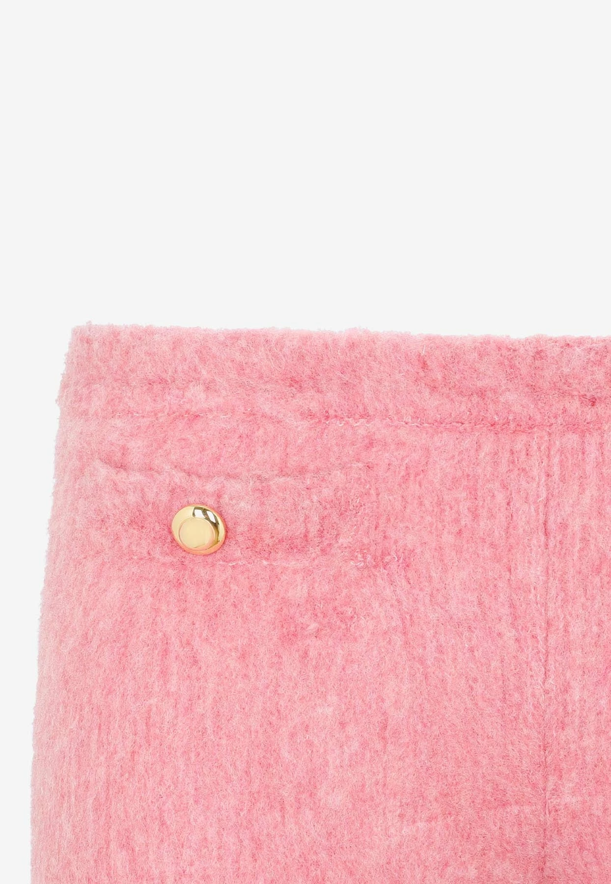 Miu Miu Logo Embroidered Mini Shorts Pink 4 Miu Miu Logo Embroidered Mini Shorts Pink - Image 4