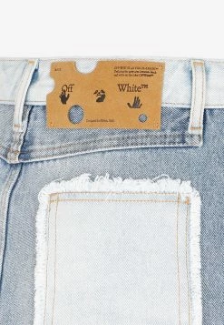 Off-White Denim Mini Skirt Blue -Evening Dresses Popular Store 09052022 165