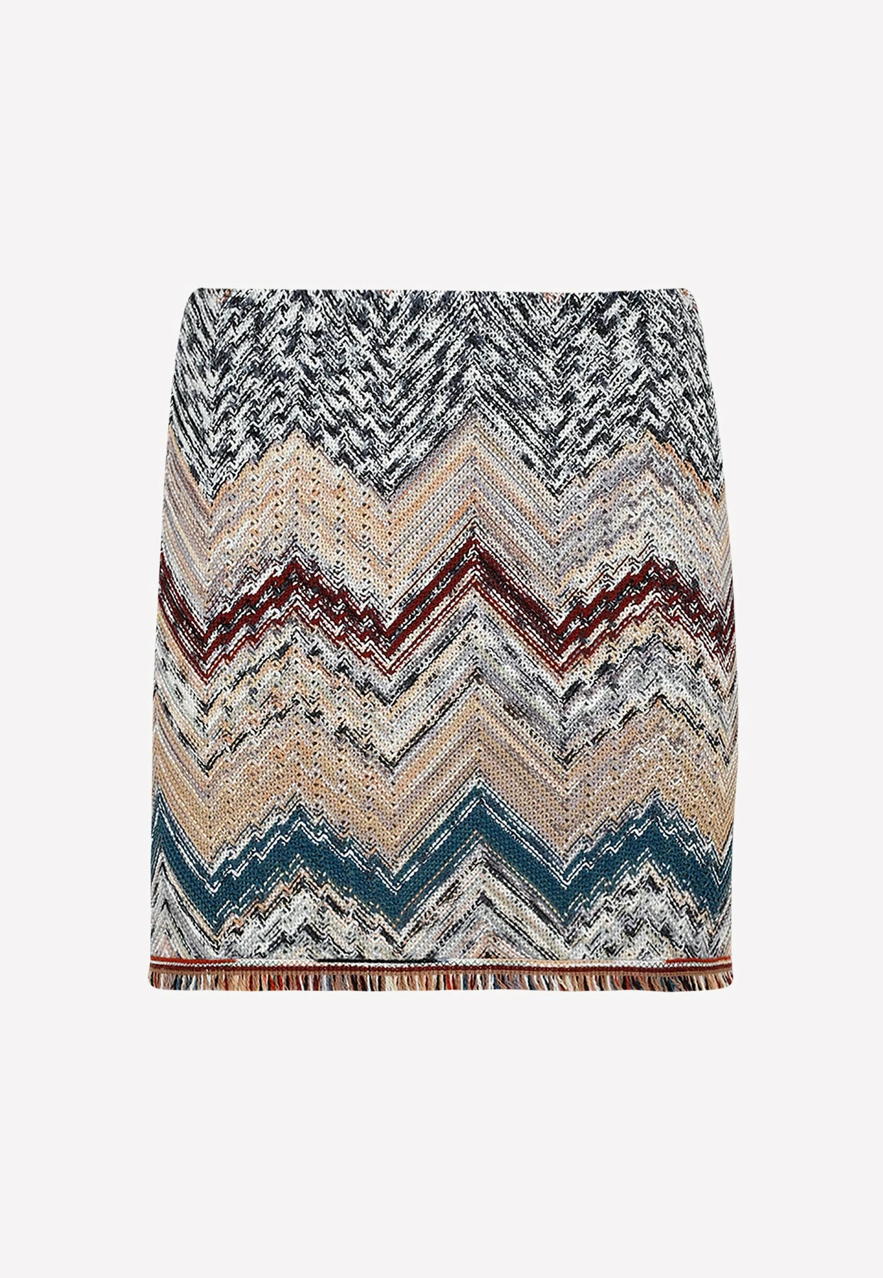 Missoni Zig Zag Fringed Mini Skirt Multicolor 1 Missoni Zig Zag Fringed Mini Skirt Multicolor