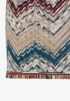 Missoni Zig Zag Fringed Mini Skirt Multicolor 7 Missoni Zig Zag Fringed Mini Skirt Multicolor -Evening Dresses Popular Store 09092022 039