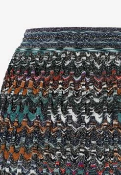 Missoni Knitted Mini Skirt In Wool Blend Multicolor -Evening Dresses Popular Store 09092022 045