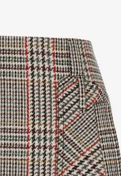 Miu Miu Mini Checked Skirt Multicolor -Evening Dresses Popular Store 09092022 074