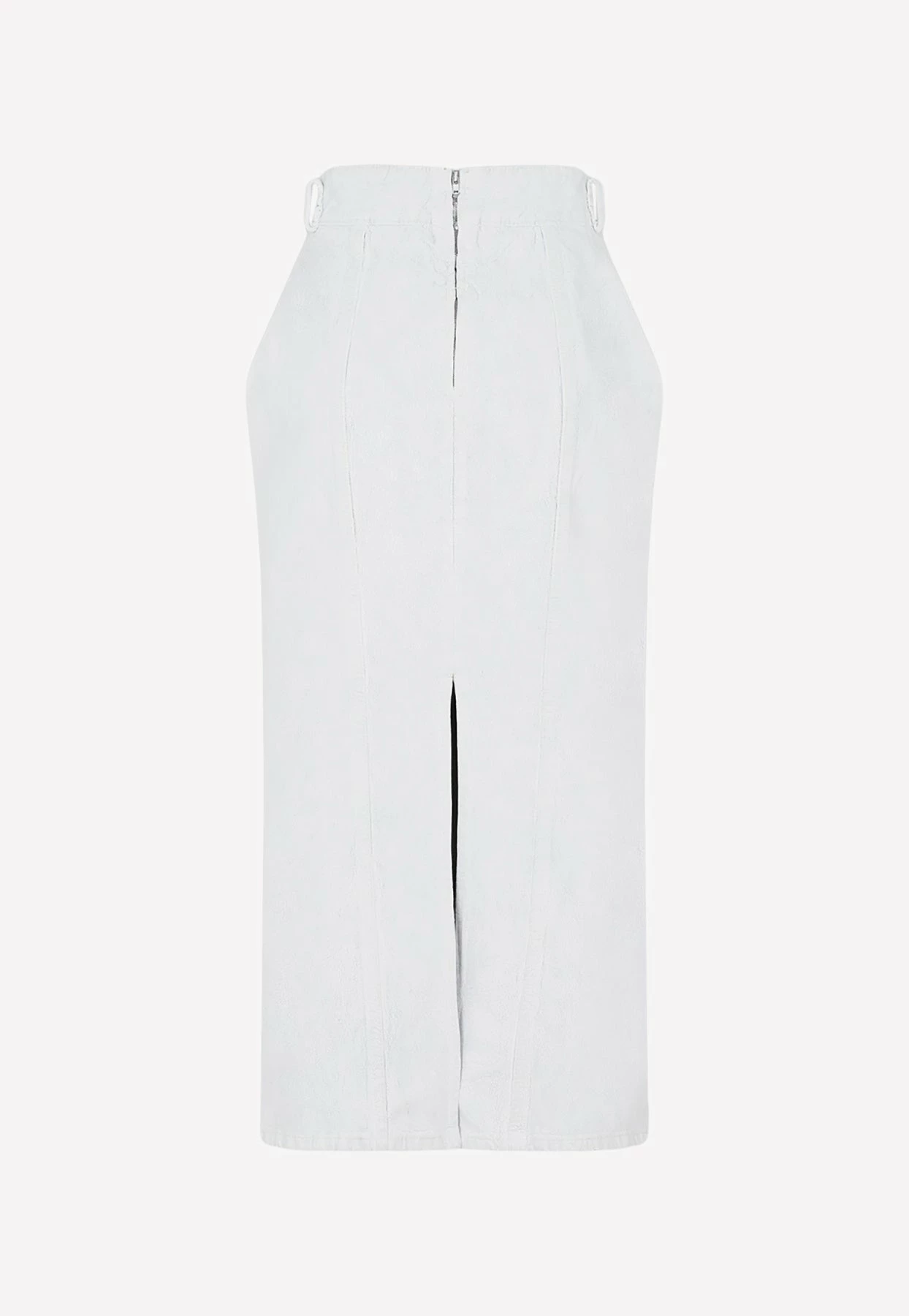 Maison Margiela Midi Denim Skirt Blue 2 Maison Margiela Midi Denim Skirt Blue - Image 2