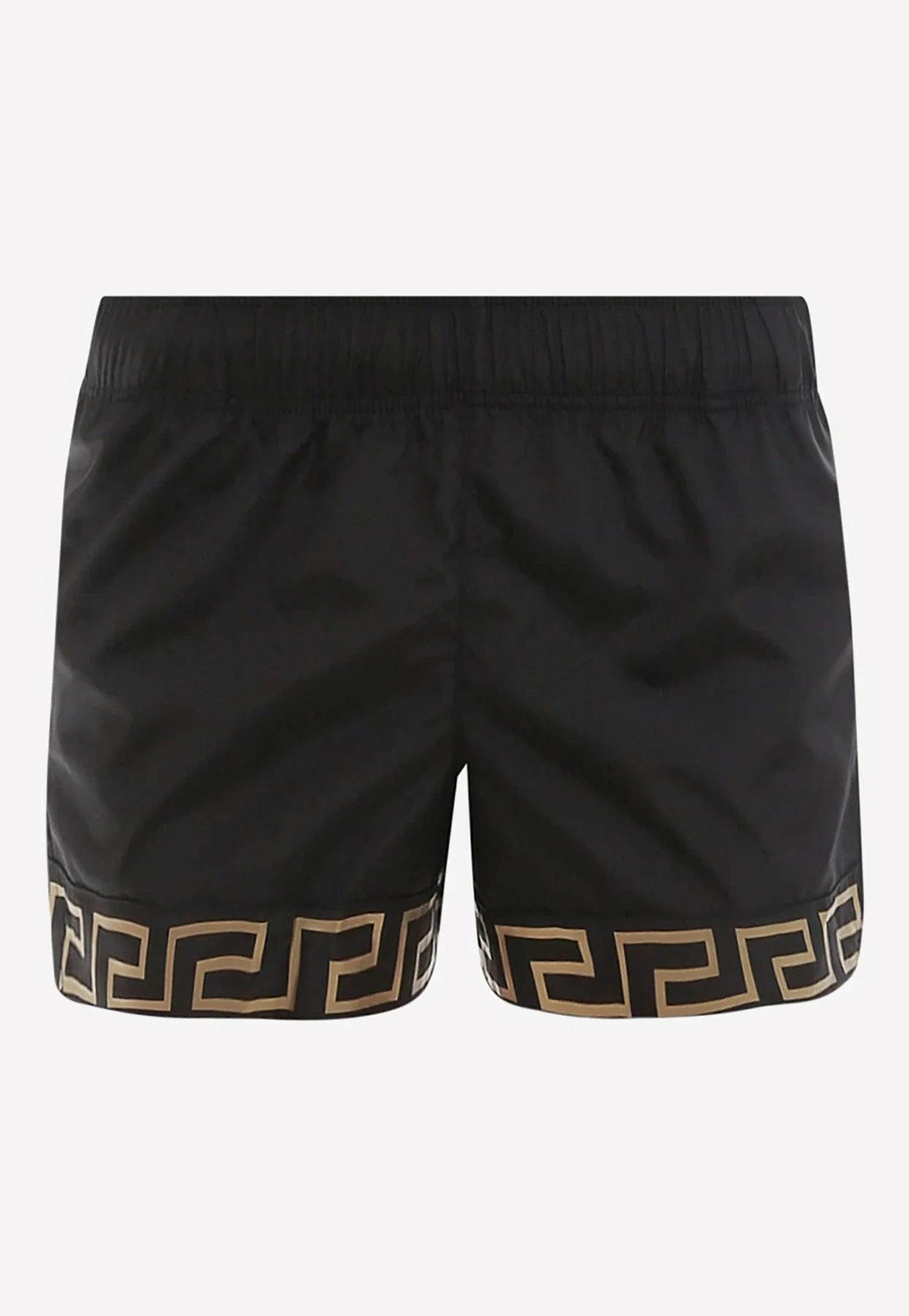 Versace Greca Print Running Shorts Black 1 Versace Greca Print Running Shorts Black