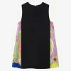 Versace Signature Detail Sleeveless Mini Dress Black