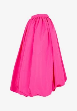 Alexander McQueen Parachute Midi Skirt In Tech Fabric Pink -Evening Dresses Popular Store 11042022 266