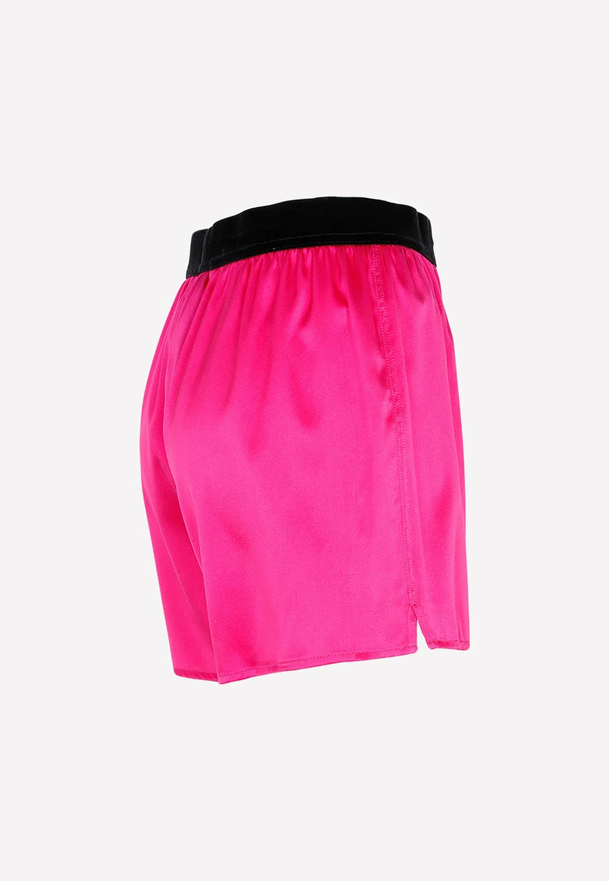 Tom Ford Logo Waistband Silk Shorts Pink 3 Tom Ford Logo Waistband Silk Shorts Pink - Image 3