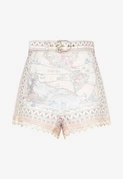 Zimmermann High Tide Printed Shorts Multicolor