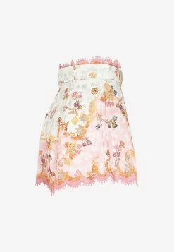 Zimmermann Laurel Embroidered Floral Print Shorts Multicolor -Evening Dresses Popular Store 12012023 082