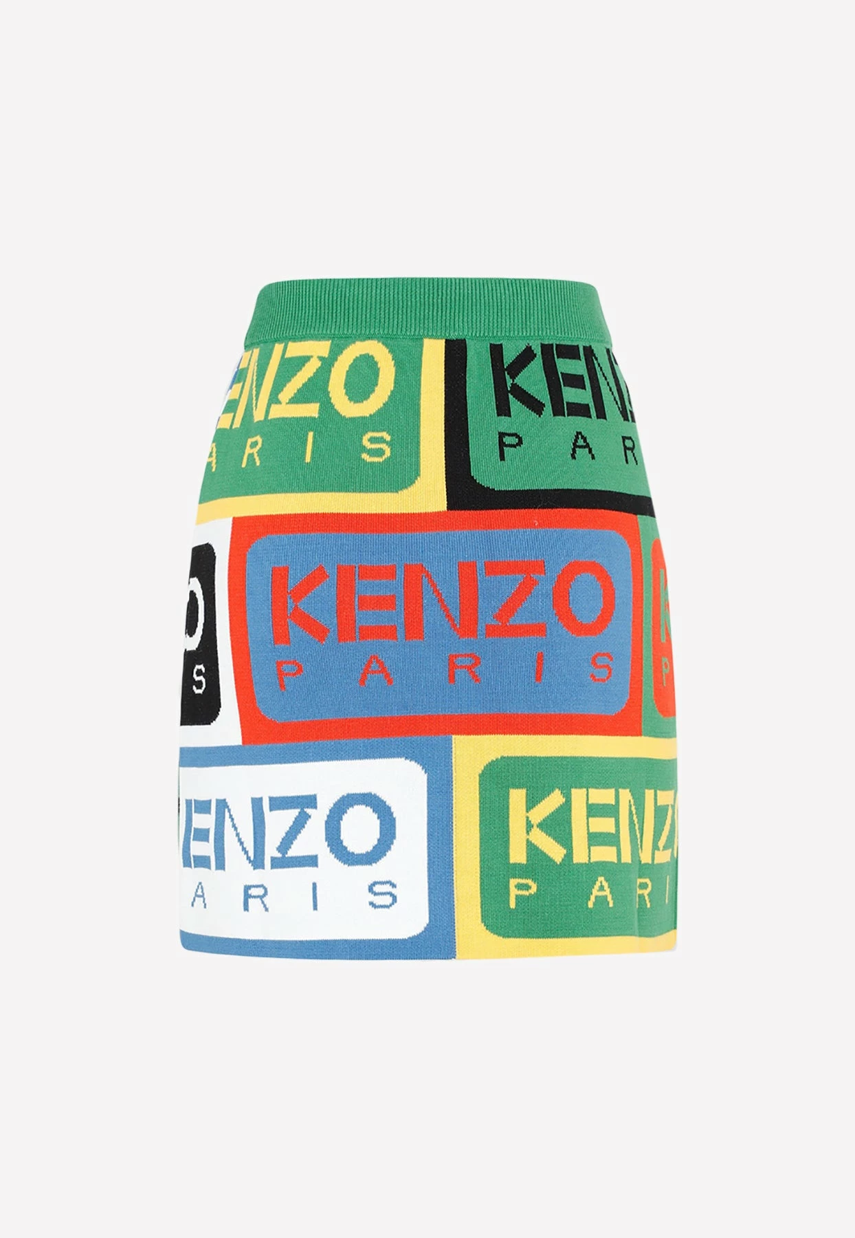 Kenzo Logo-Jacquard Mini Skirt Multicolor 2 Kenzo Logo-Jacquard Mini Skirt Multicolor - Image 2